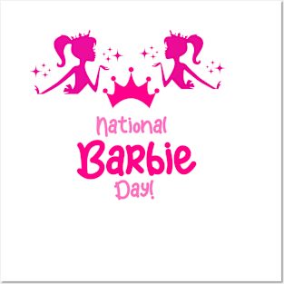 Barbie pink girl Posters and Art